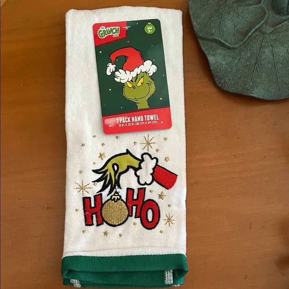 Grinch Holiday Hand Towel